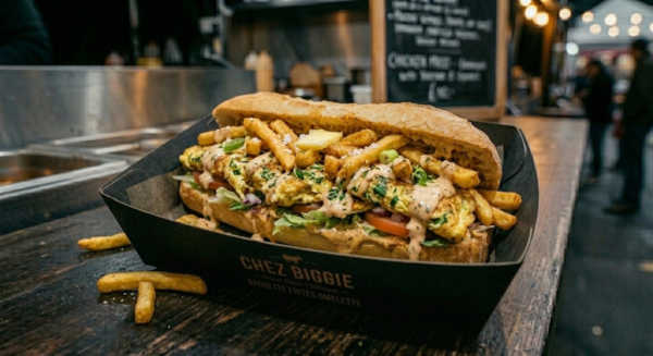 Baguette Frites Omelette