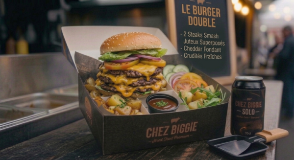 double burger Le Double